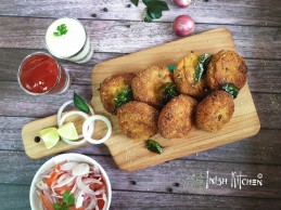 Fish Cutlets / Fish Croquettes Recipe
